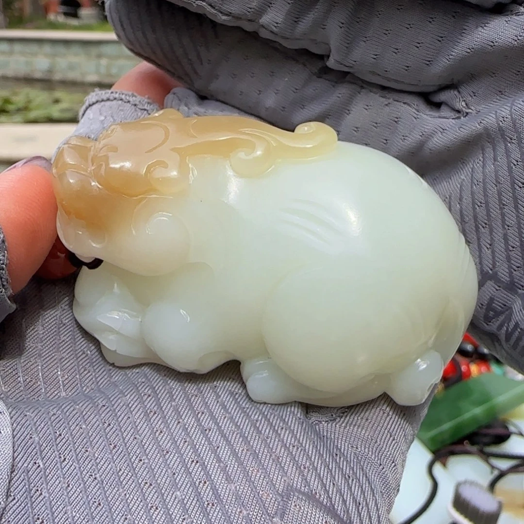 和田玉未镶嵌颈饰128