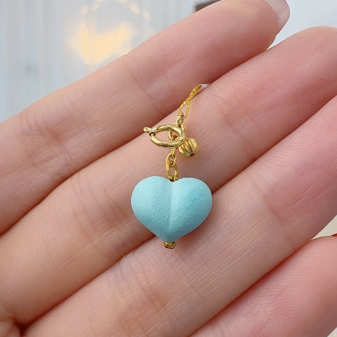 绿松石18K金镶嵌珠宝奇石