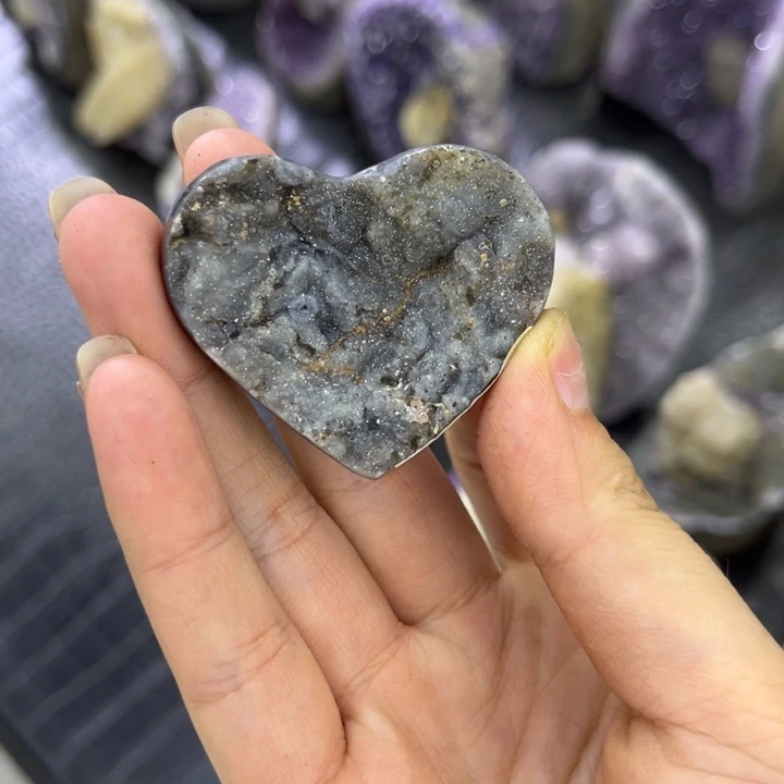 发饰未镶嵌水晶流沙爱心