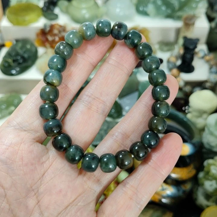 未镶嵌岫玉手串手串