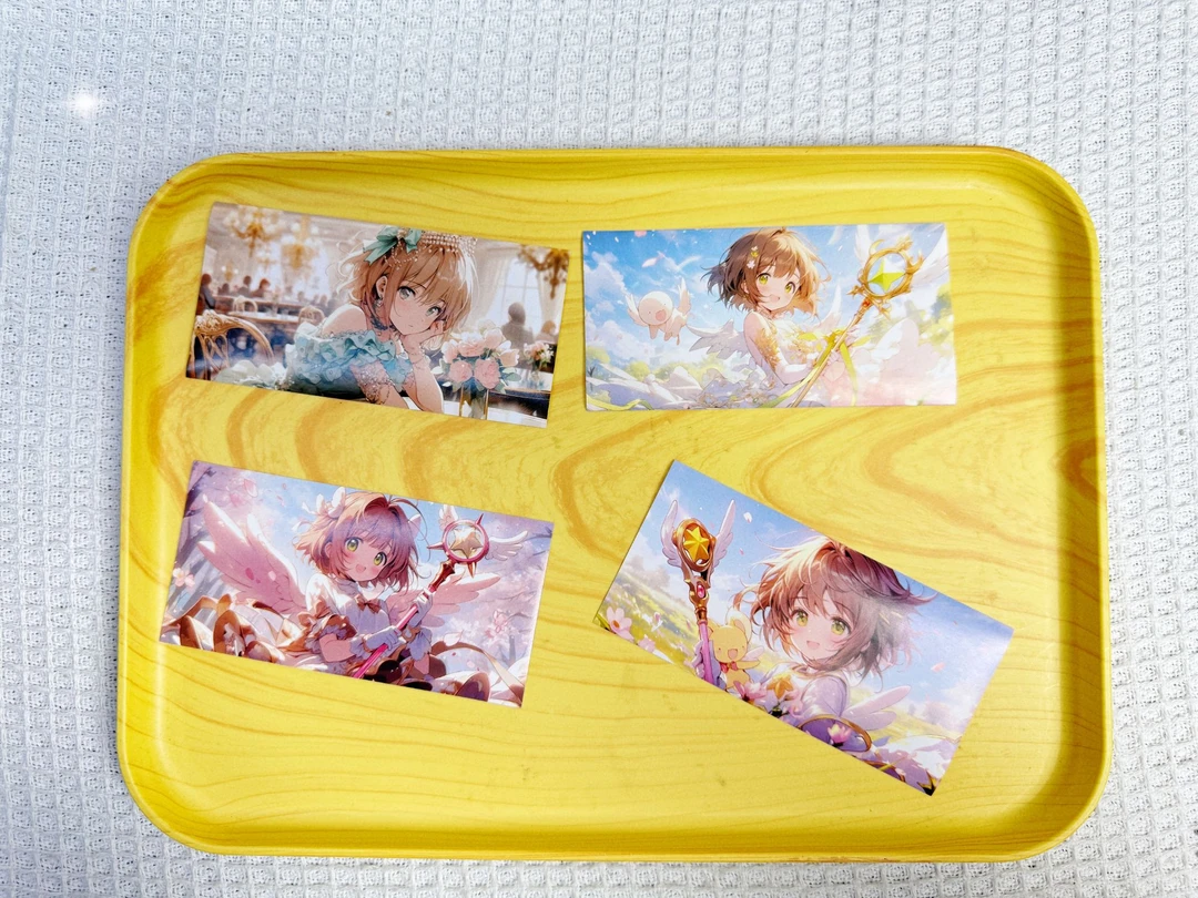 （封口贴）夏日小樱唯美风横条可书写亮面封口贴