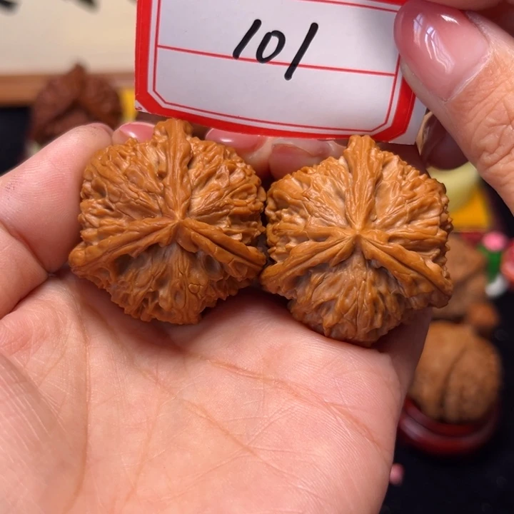 手串文玩核桃38白奔101