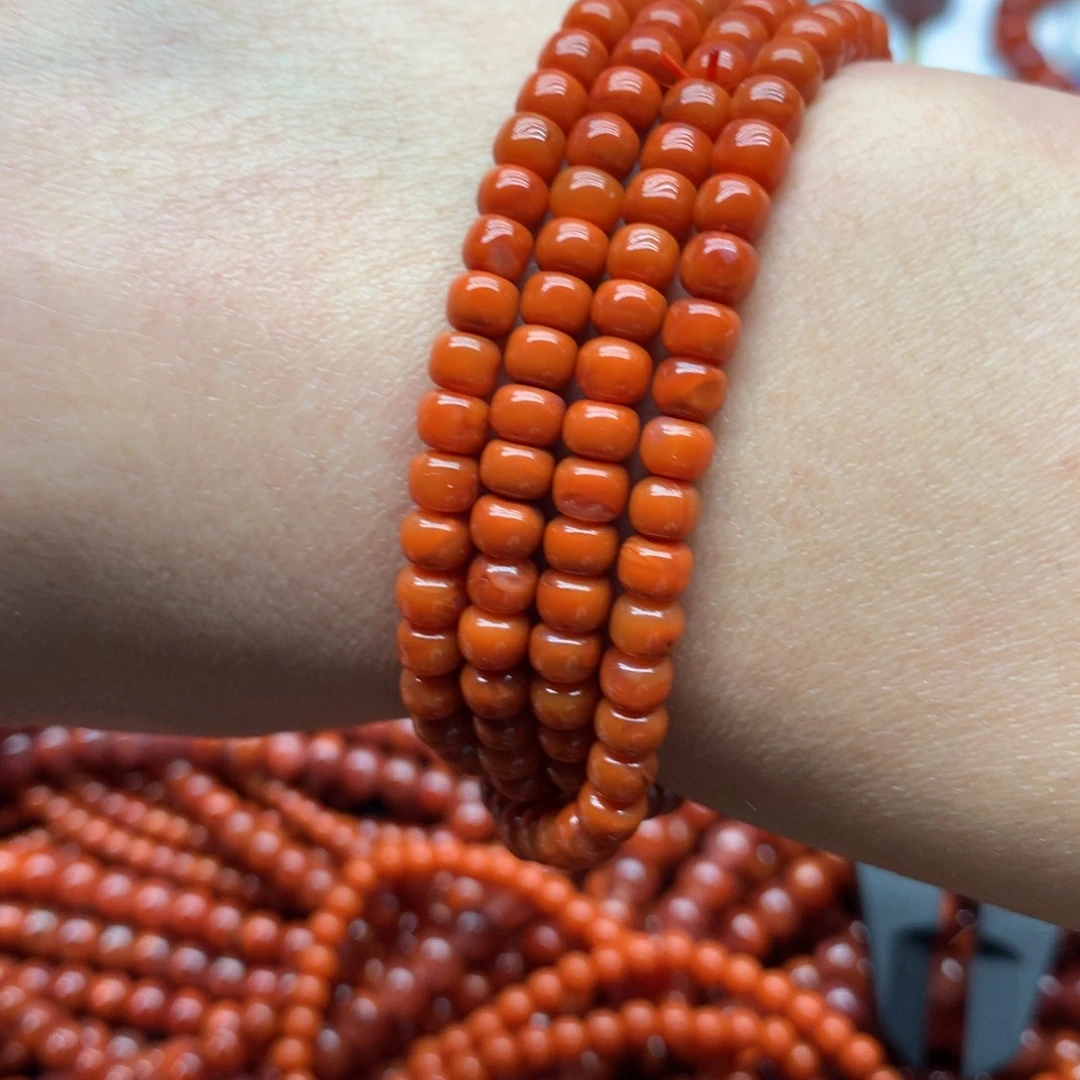 南红玛瑙手链未镶嵌