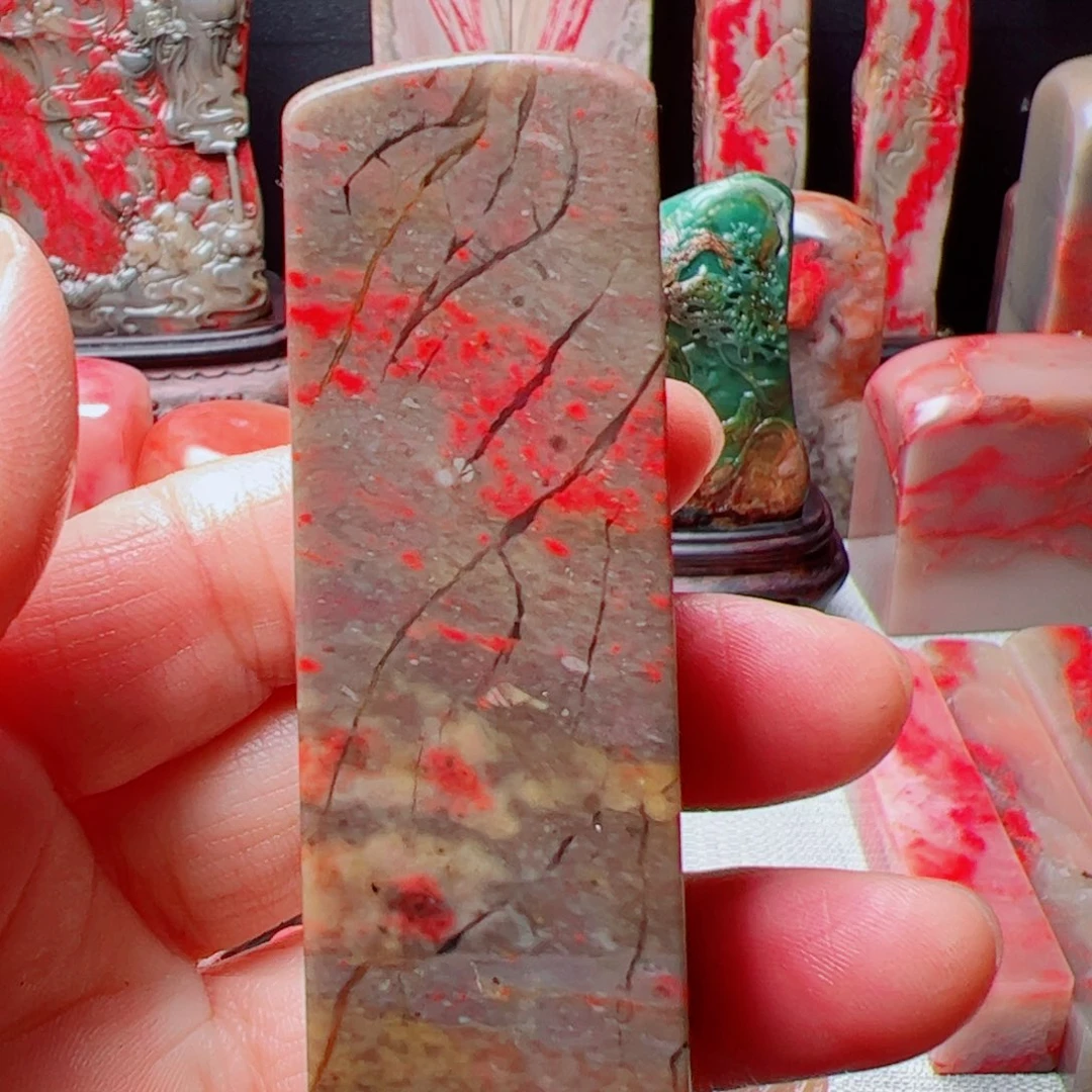 昌化石昌化鸡血石印章