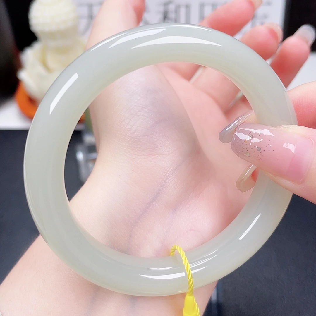 和田玉手镯未镶嵌5455