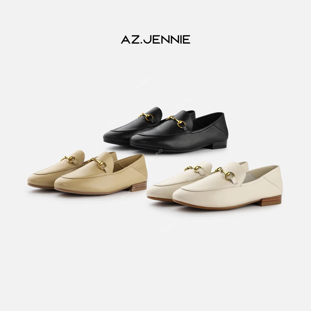 RUJING-头层小羊皮乐福女鞋-6088-15