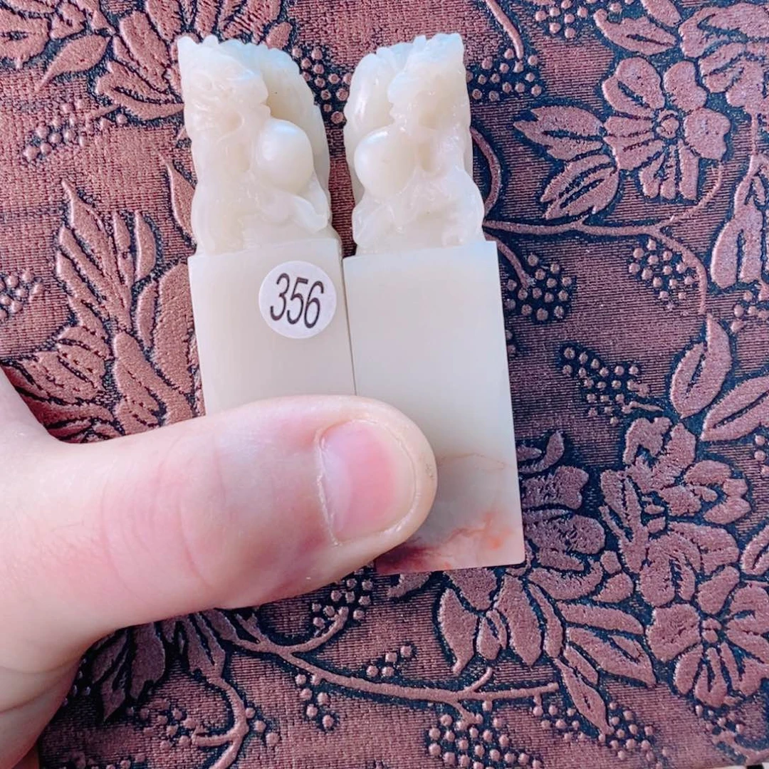 書***囂手工制作，双龙对章