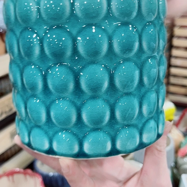 有孔.凑单10元陶瓷花盆发货！