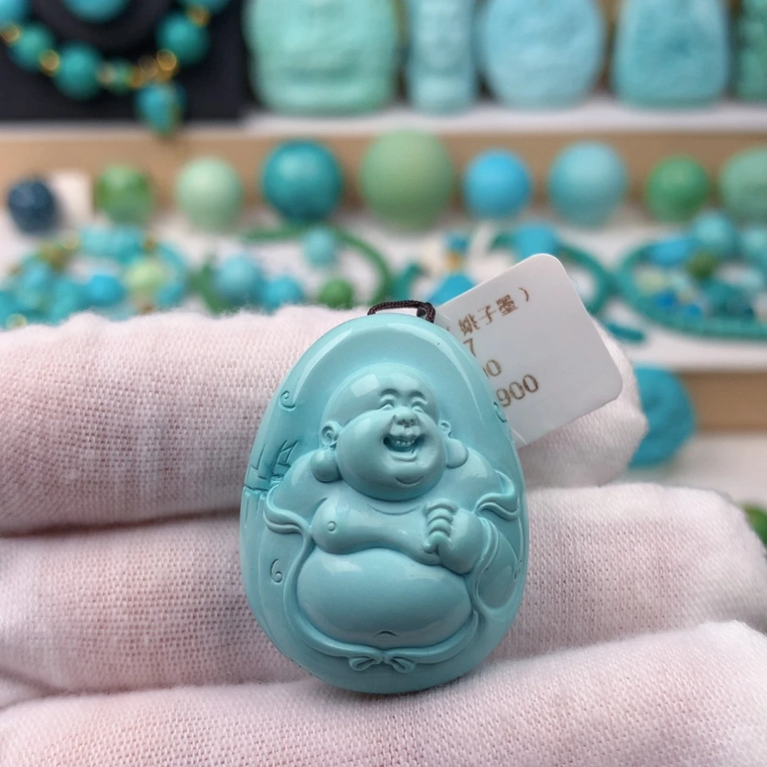 未镶嵌绿松石珠宝奇石