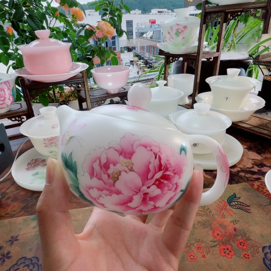 冰晶璞玉素烧微瑕西施壶