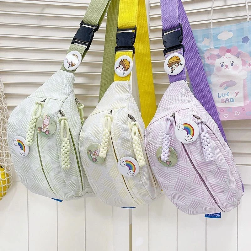 斜挎包轻便包少女简约腰包胸包清新小众百搭可爱日系外出女士手机