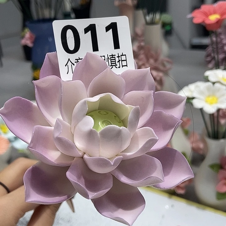 陶瓷纯手工捏花设计