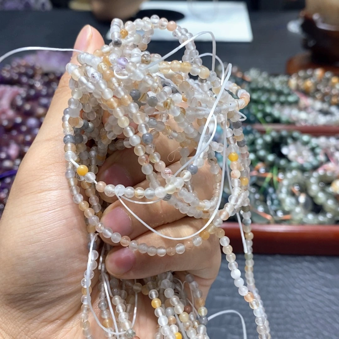 未镶嵌手链水晶兔毛