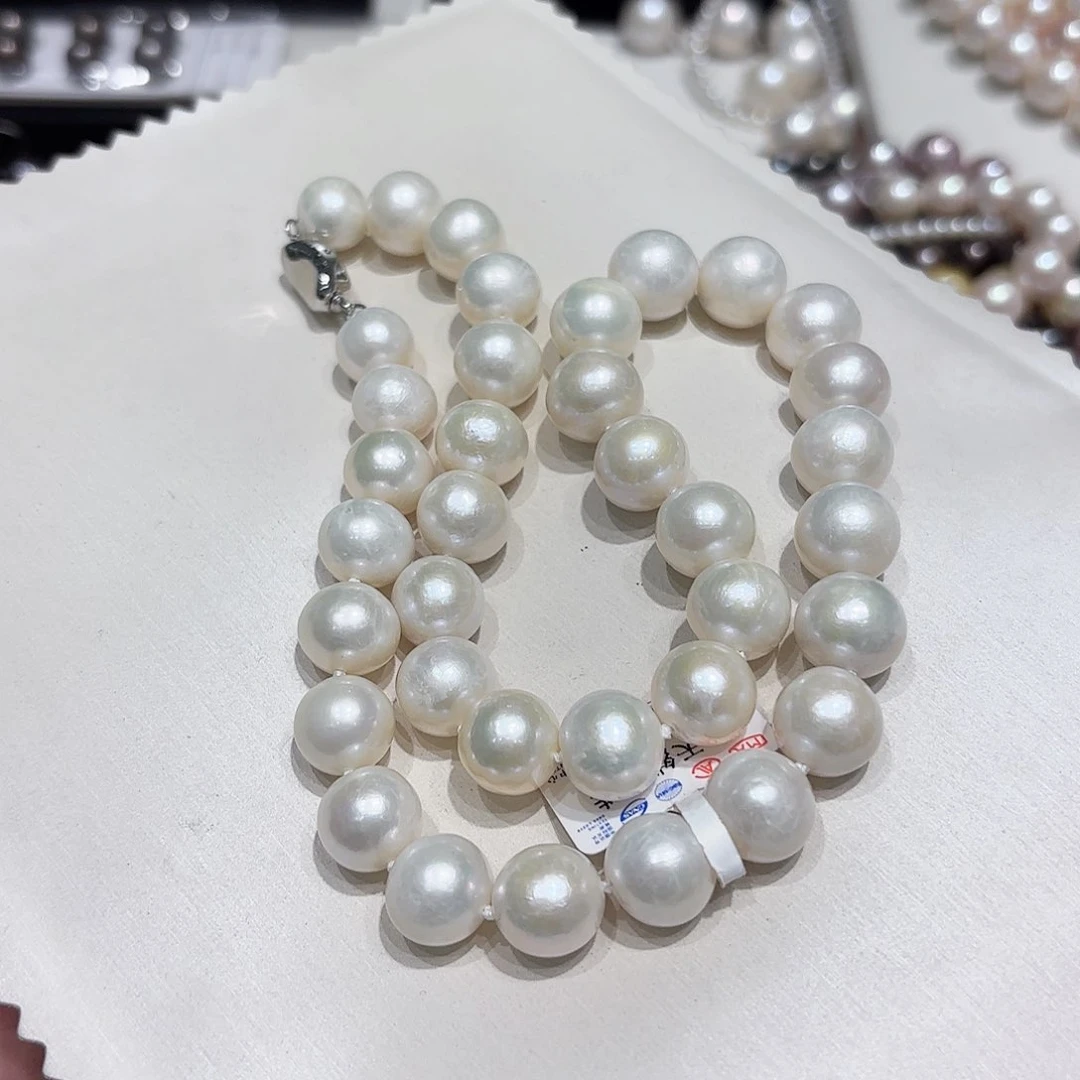 淡水珍珠颈饰未镶嵌10-12内 有核