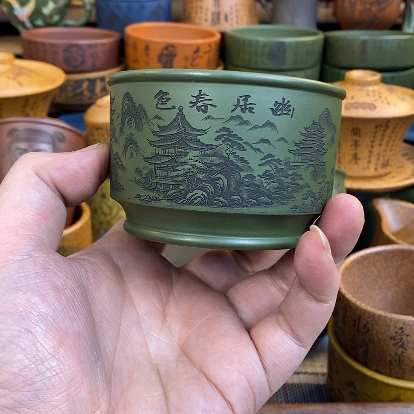 【闪购商品】紫砂杯子宜兴全手工紫砂杯
