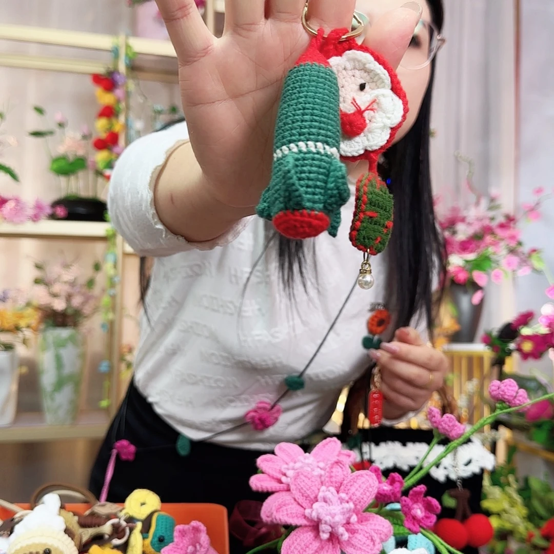 纯手工钩织手工钩织设计挂件