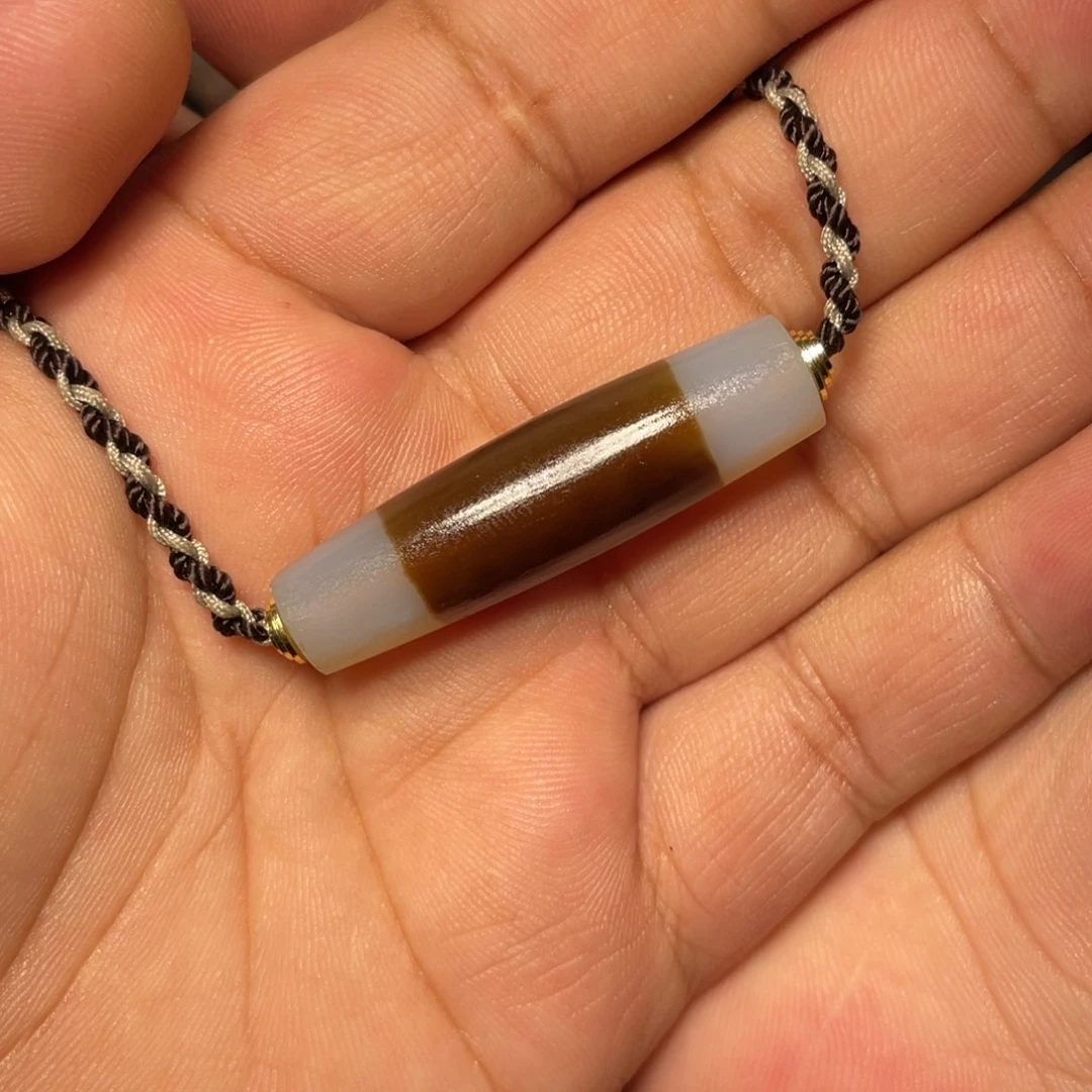 玛瑙/玉髓未镶嵌黑白珠