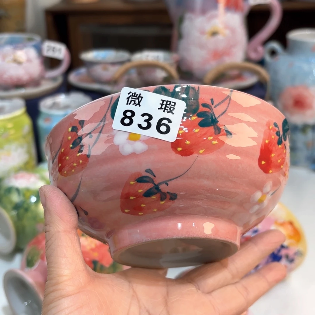 景德镇手绘高温釉下彩陶瓷茶具