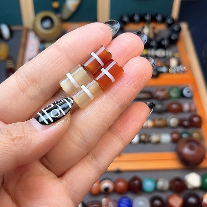 玛瑙/玉髓珠宝半成品未镶嵌1*7