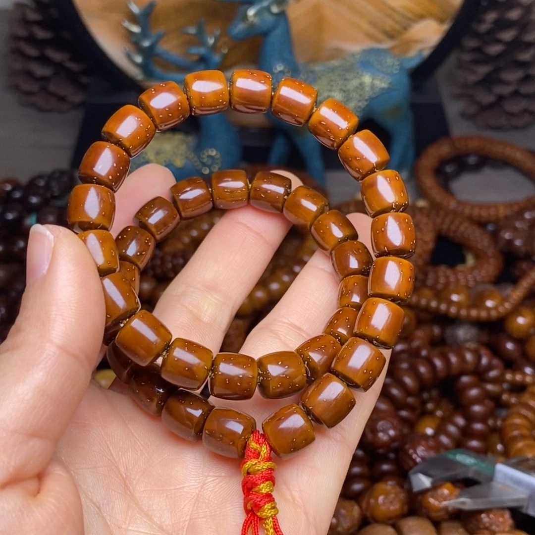 紫金鼠手串༺****实心直切9*9尺寸