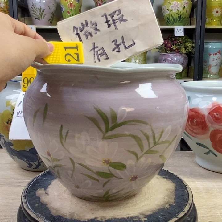景德镇高温陶瓷花盆