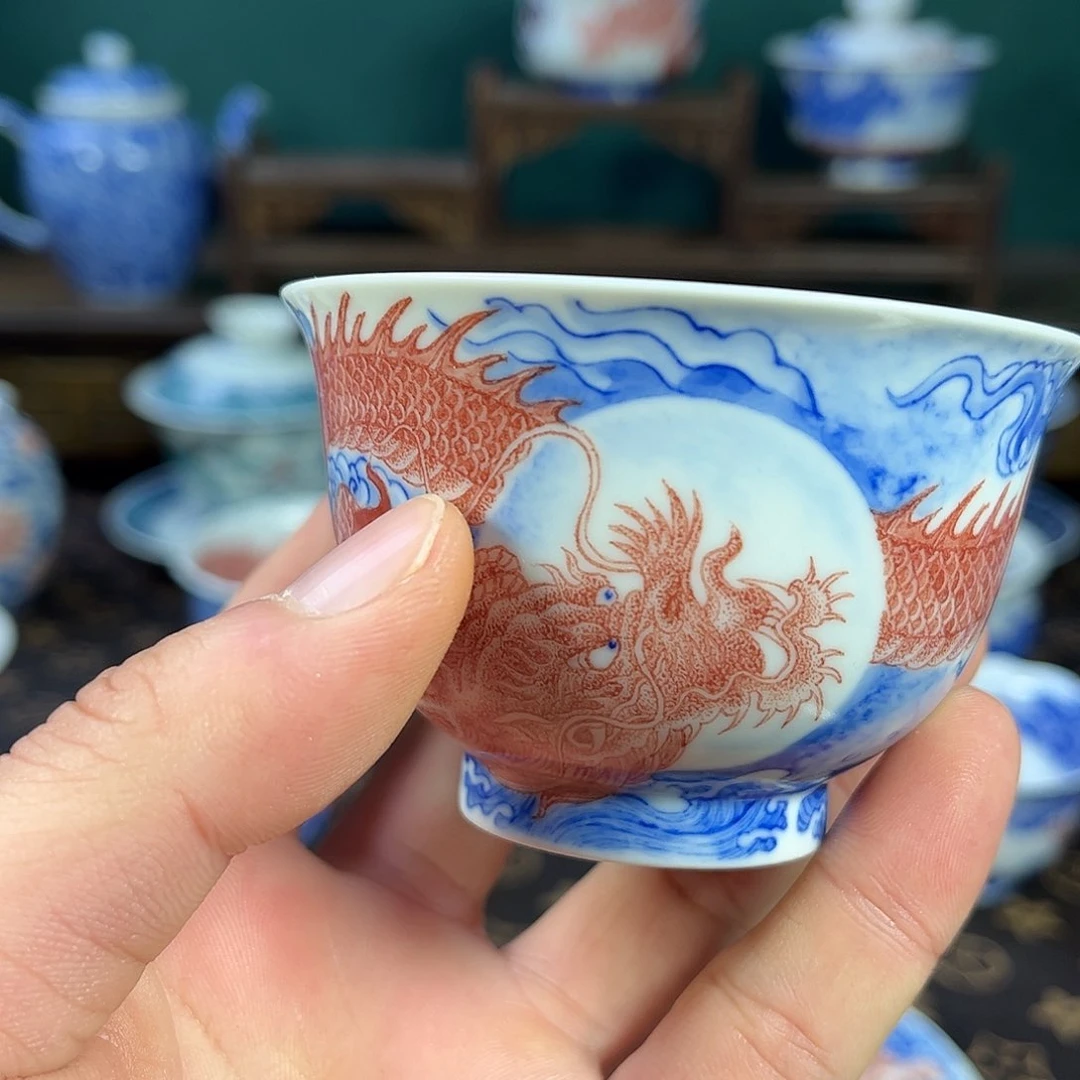 瓷片自成堂景德镇手工手绘