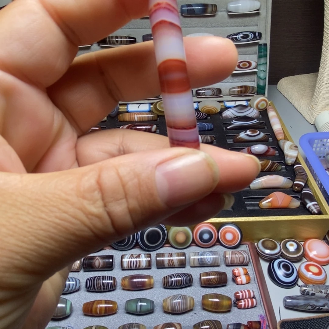 玛瑙/玉髓合金颈饰