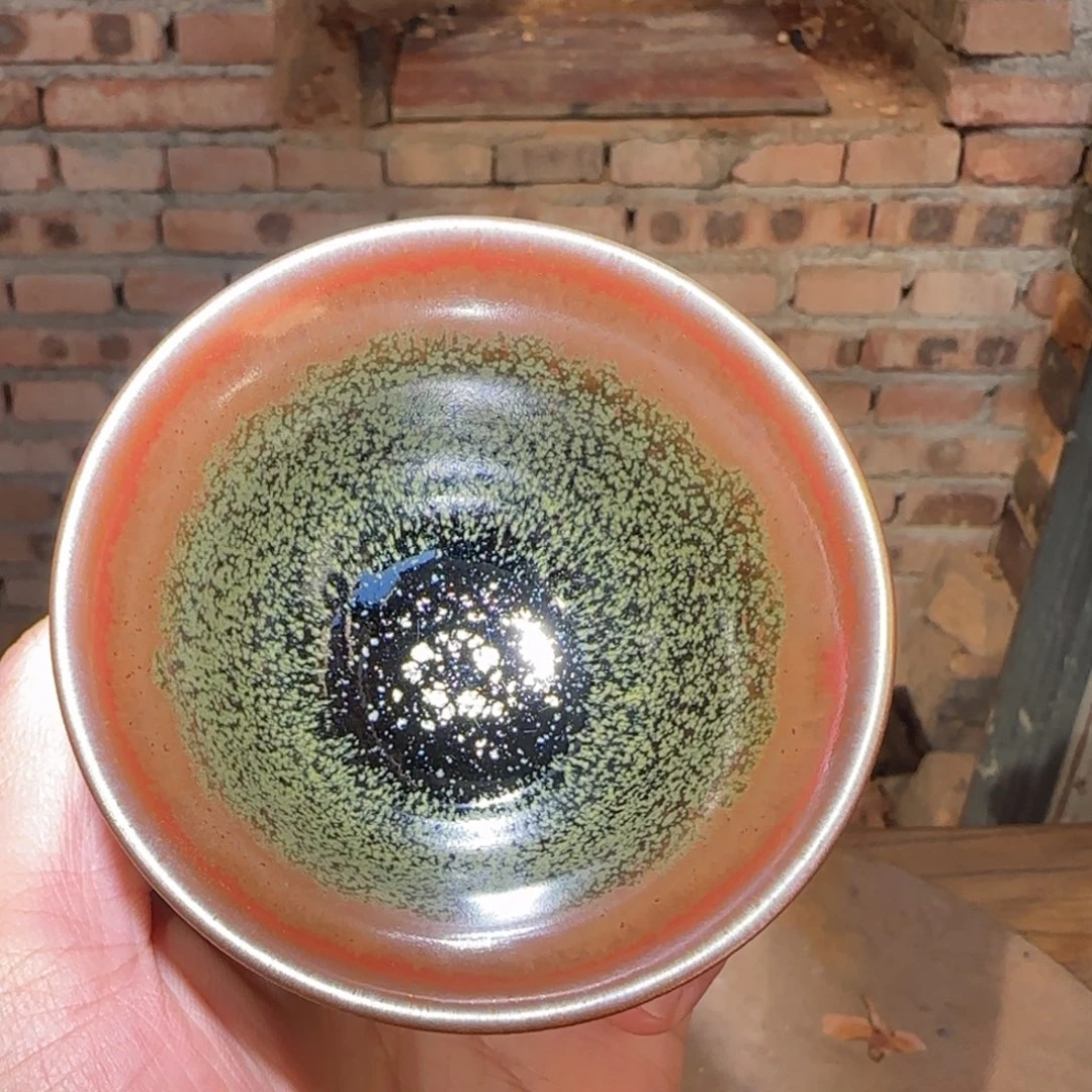 茶盏然野凤窑开窑不退不换
