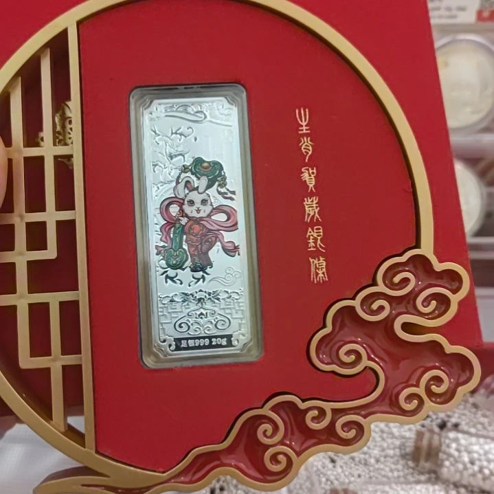 陆***陆纯银纯银20克银条