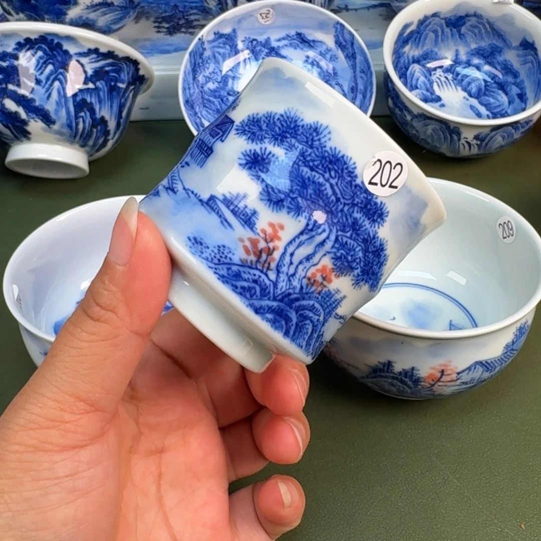 景德镇纯手绘茶具圆圆245