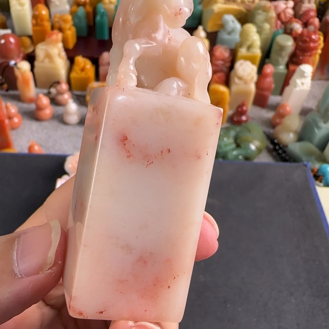 ****哥田黄石印石包四字 编号编号7292