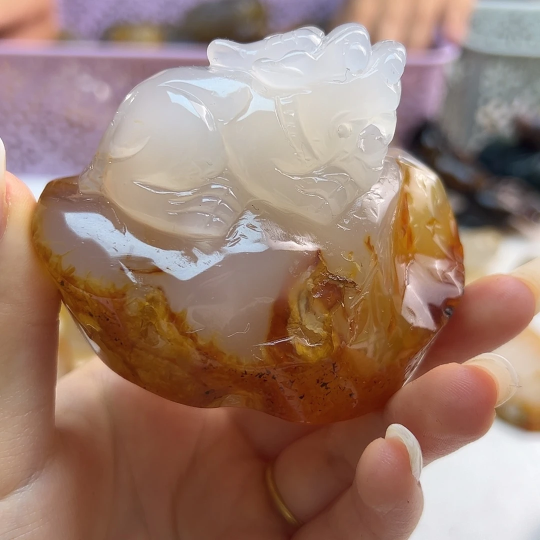 玛瑙/玉髓未镶嵌颈饰