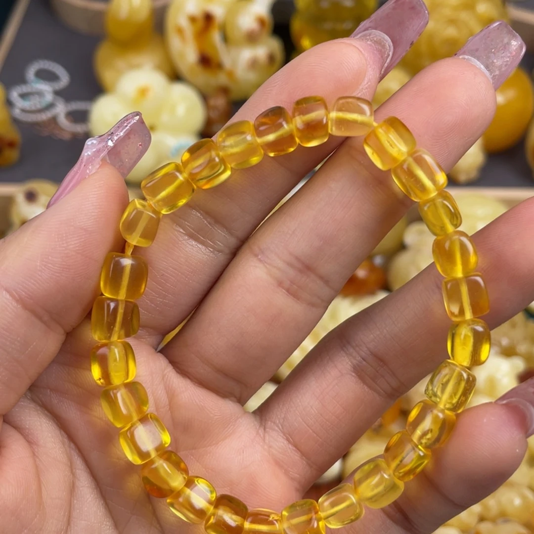 琥珀裸石未镶嵌蜜蜡