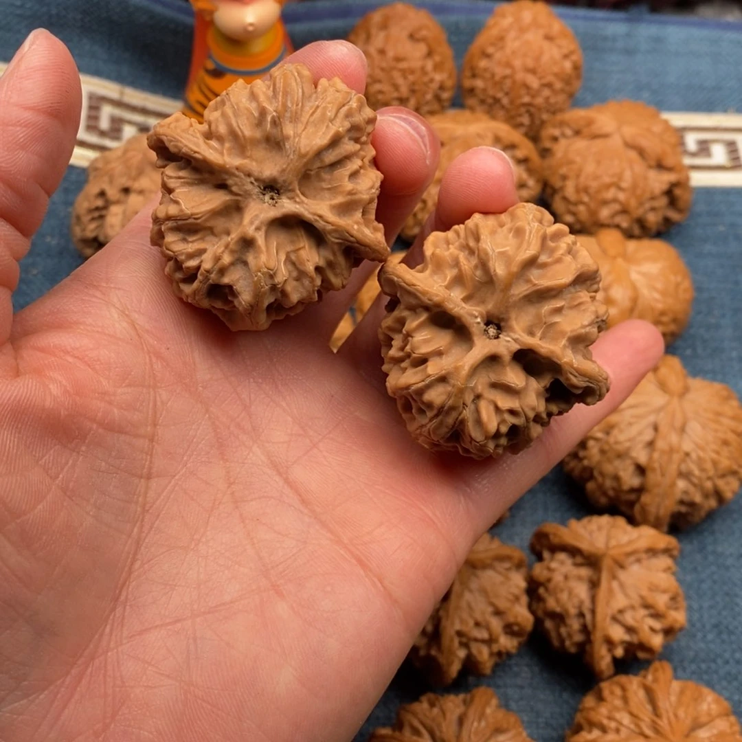 文玩核桃把件41全品老树苹果