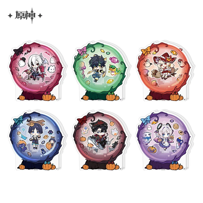 【原神官方】幽夜绮想系列亚克力摇摇粒组合立牌 Genshin