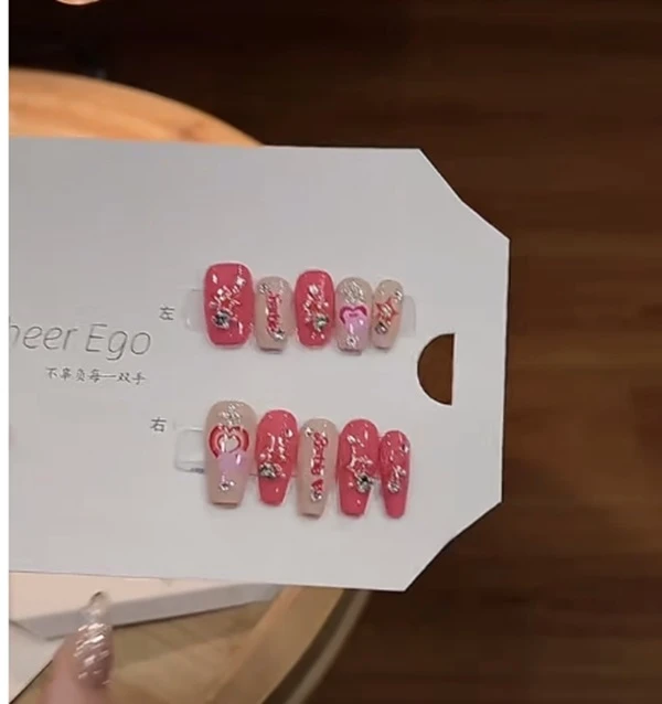 【甜心芭比】Cheer-ego夏天纯手工高品质穿戴甲C129（预售）