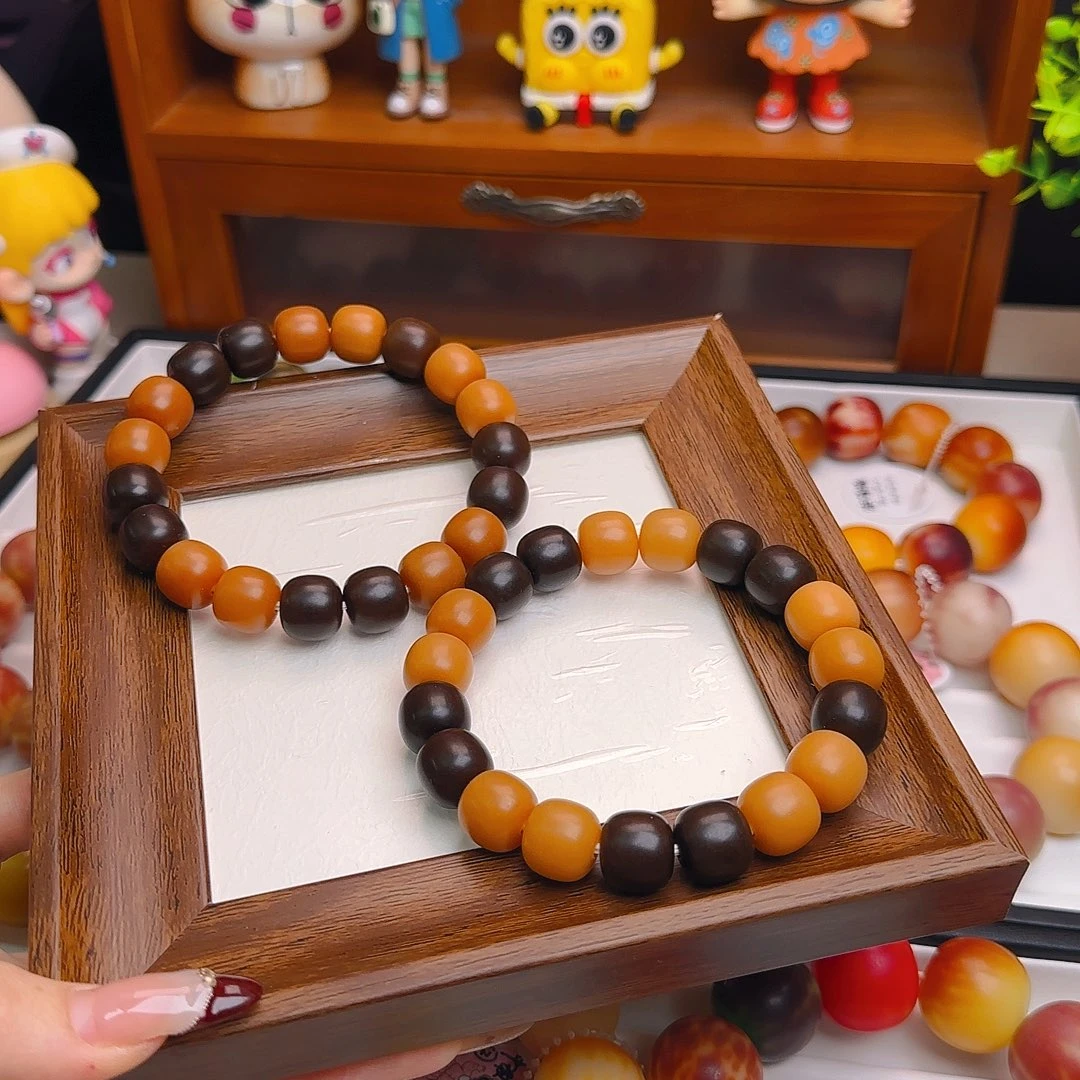 菩提根/象牙果手串卡13干磨烤红薯随机