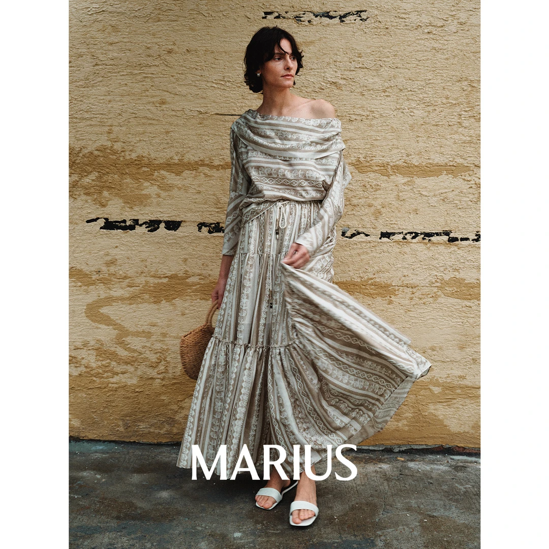 MARIUS“野蔷薇”时尚度假套装法式长裙千金风