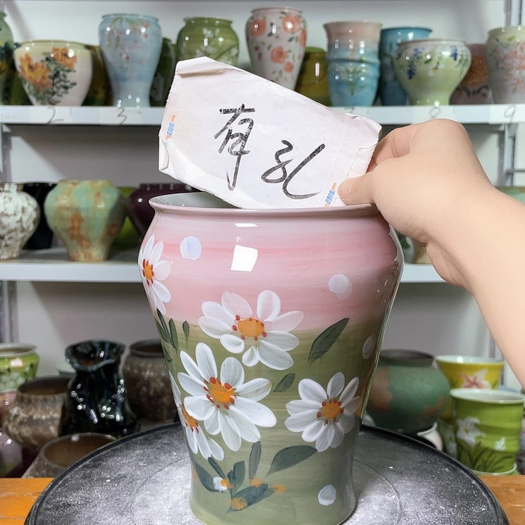 景德镇陶瓷花盆花器暇256