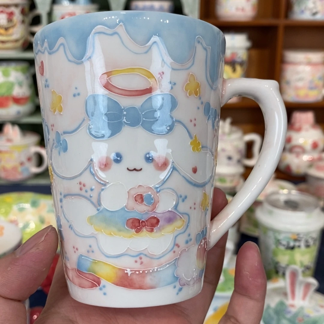 瓷片玉桂狗马克杯微瑕