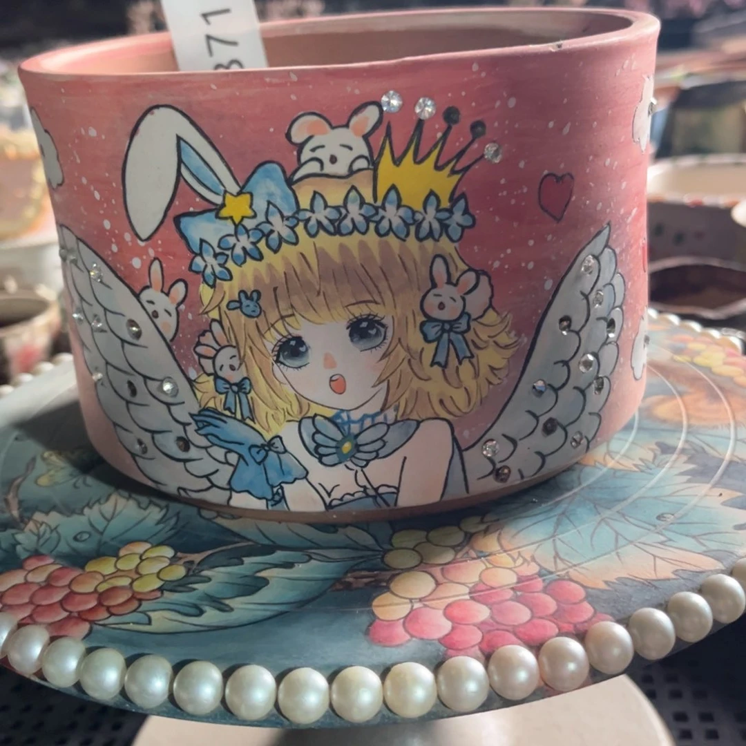 红陶彩**?371花盆1个