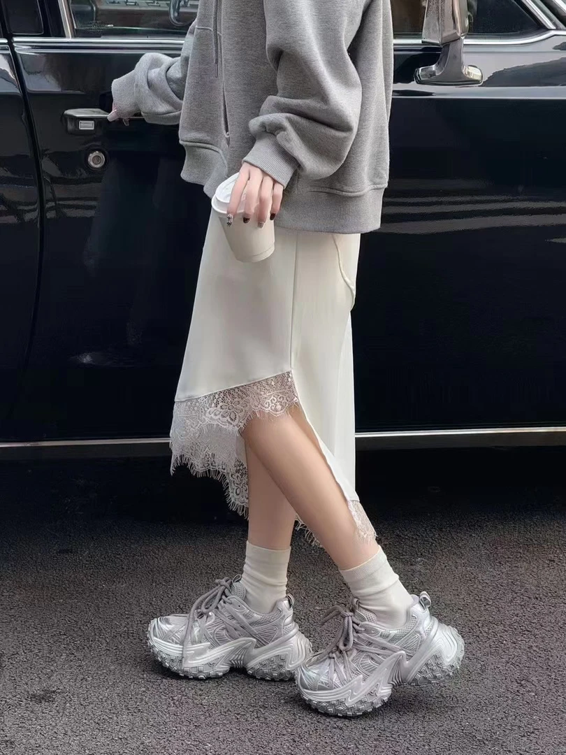 漫斯贝尔时女ins潮春秋季新款爆款炸街显脚小轻便软底老爹鞋百搭