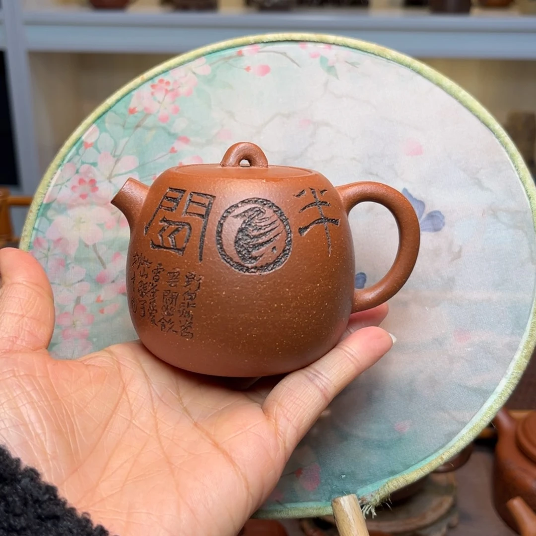紫砂茶壶天****?手工制作
