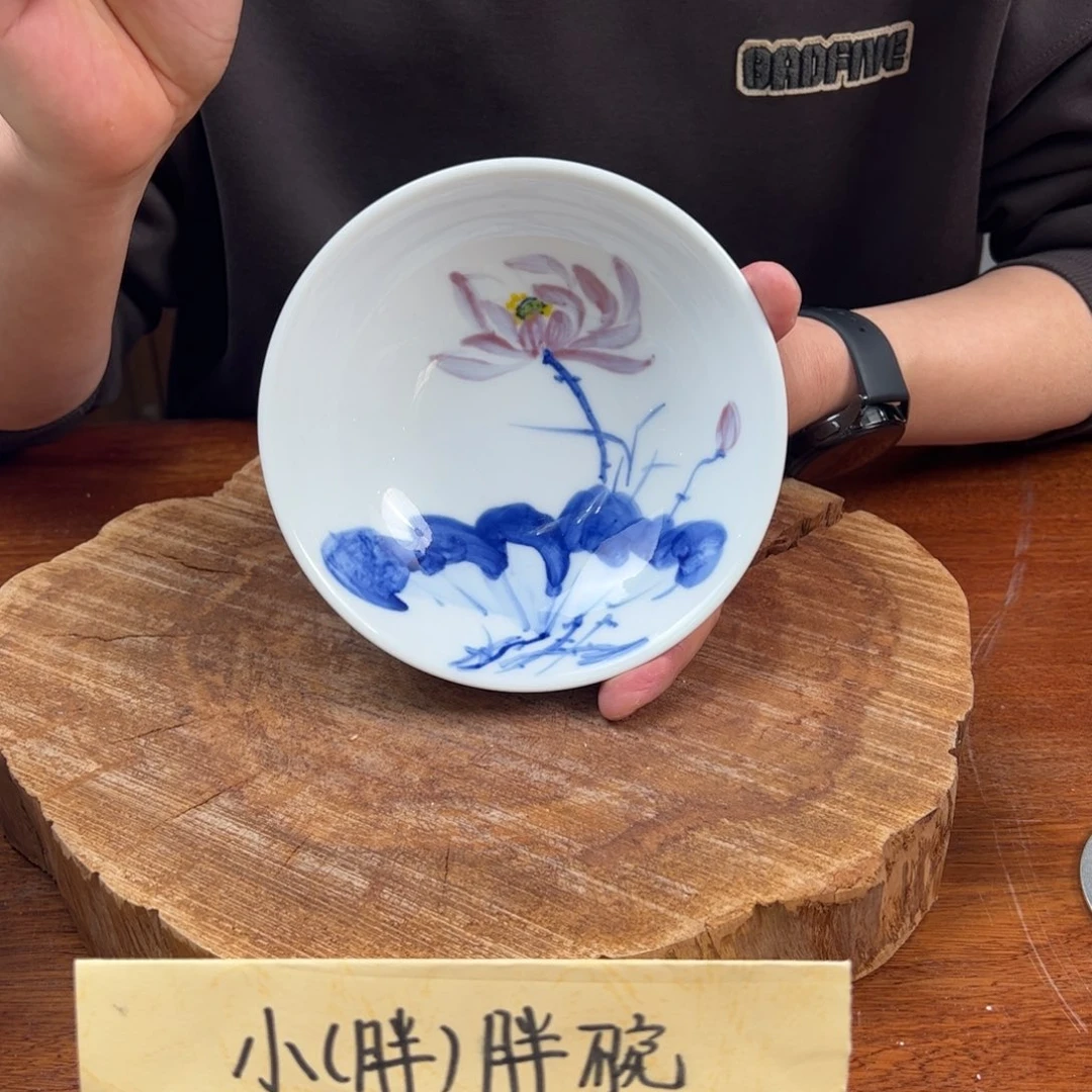 瓷片景德镇陶瓷手工手绘制作