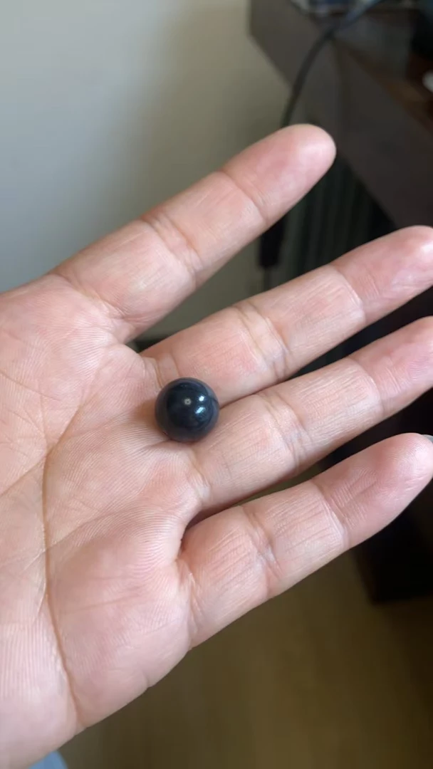 青花聚墨意境单珠吊坠