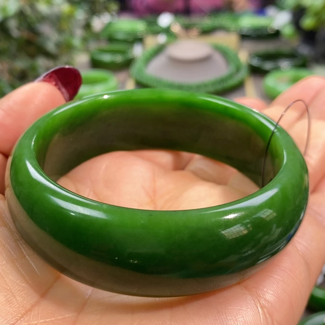 和田玉（碧玉）手镯未镶嵌