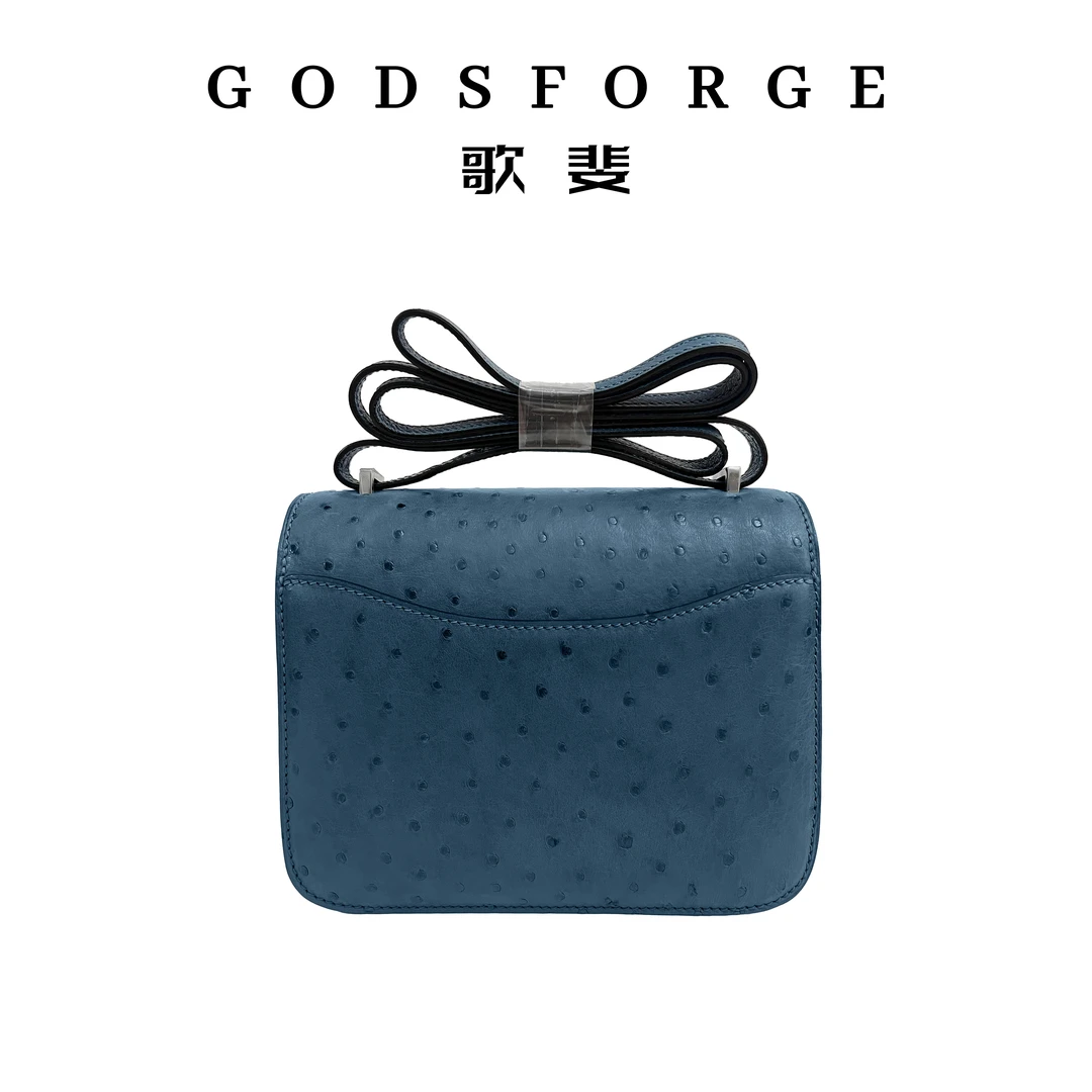 GODSFORGE-K-ang19 全手工蜡线手缝原厂鸵鸟皮2025时尚高端定制包