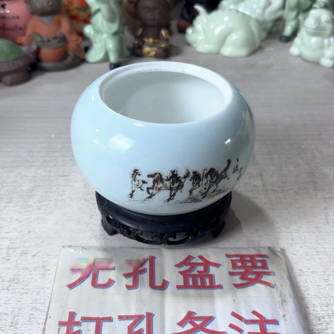 口径  8.5*8陶瓷绿植多肉微瑕花盆