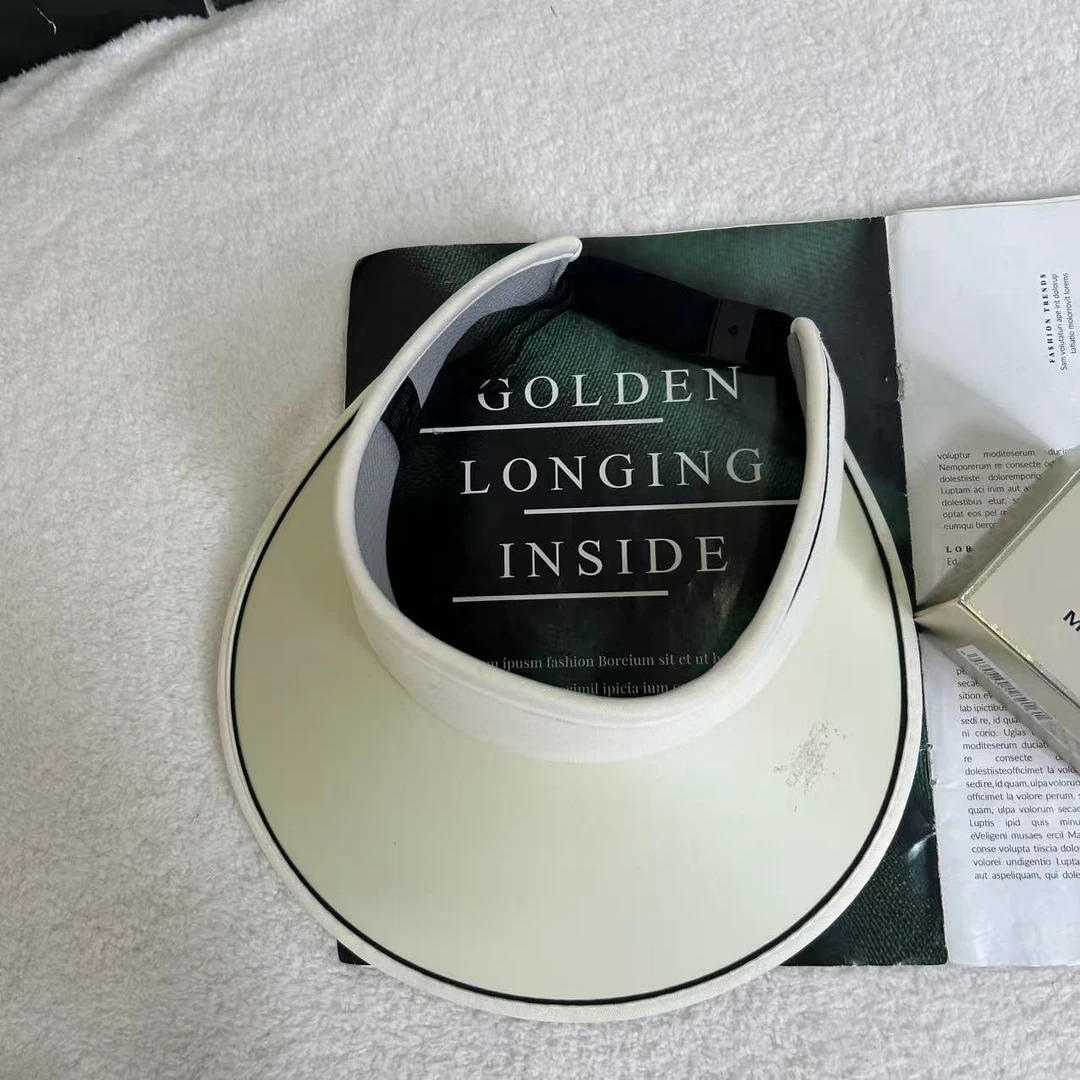 夏季日常休闲百搭//霜//女士遮阳防晒帽H4070