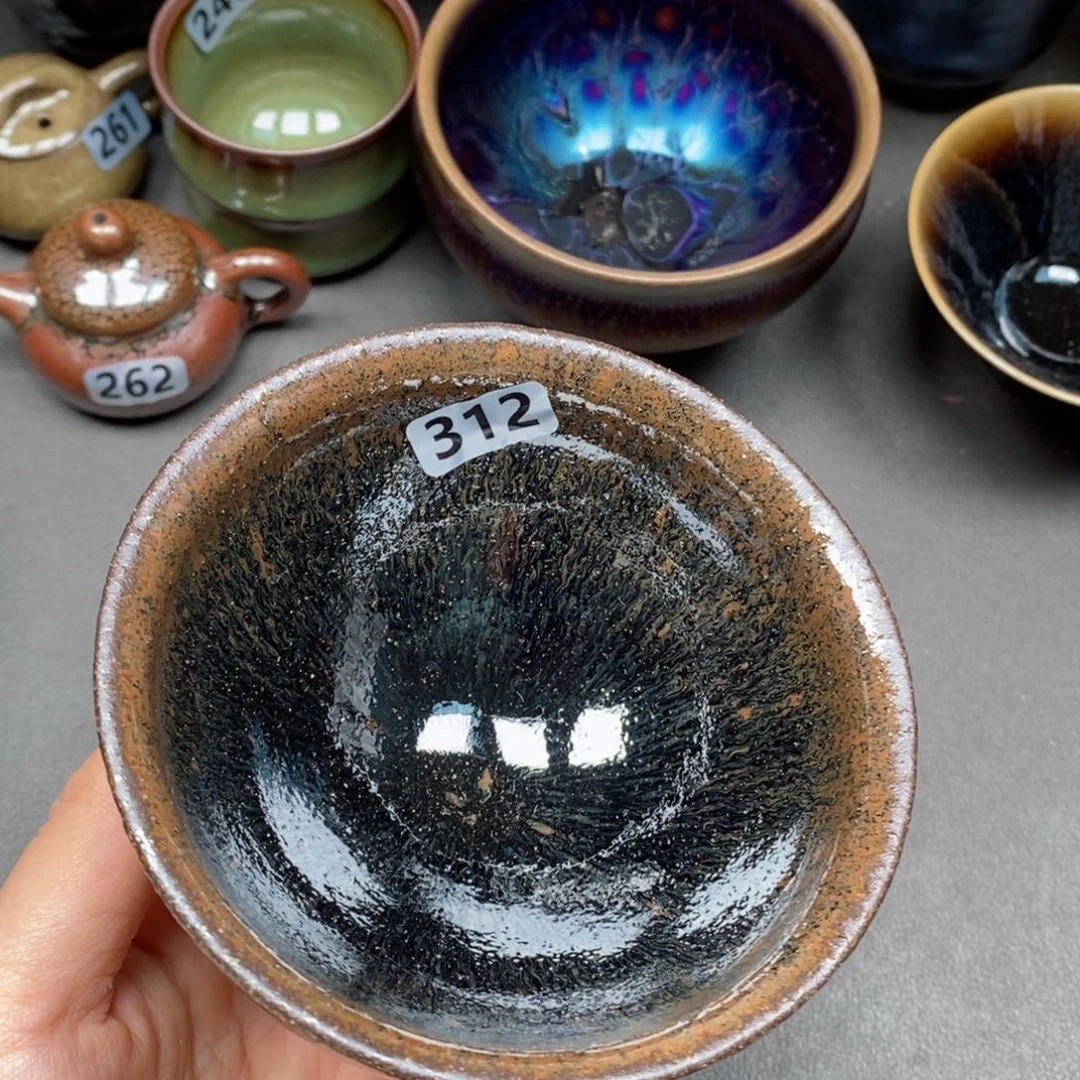 茶盏大*建窑建盏主人杯312